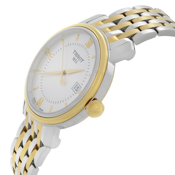 Tissot Bridgeport Steel Silver Dial Mens Watch - Picture 4 of 6